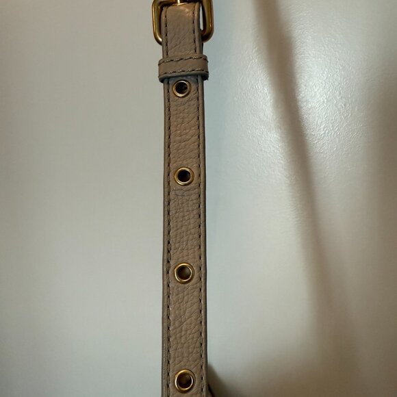 Marc by Marc Jacobs Classic Q Natasha Taupe Leather Crossbody Bag - Picture 5 of 13